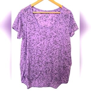 Joe Fresh Purple Sheer Women's Top Size XL